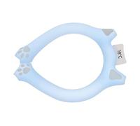 SHERCHPRY Tour de Cou Rafraîchissant Réutilisable Bleu 18° Poche de Glace Nuque, Tube de Refroidissement Léger, pour L’été, Détente et Soulagement Thermique en Extérieur et Intérieur