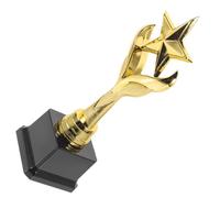 SHERCHPRY Trophée en Plastique Forme Étoile pour Garçon et Filles Mini Trophée Léger et Sécurisé Socle Stable Récompense pour Compétitions Scolaires Sportives et Fêtes D’Garçon et