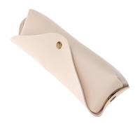 SHERCHPRY Trousse De Rangement pour Pinceaux De Maquillage Petit PU Beige pour Voyage Et Usage Quotidien Organisateur Pratique pour Artistes Et Étudiants