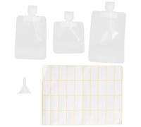 SHERCHPRY Trousse de Voyage pour Lotion 10 Pièces Rechargeables Étanches Compactes pour Voyageurs Pratiques Articles de Toilette Fond Indépendant