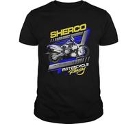 Sherco Racing Guys Tee Mens T-Shirt Short Sleeve Slim Fit Tops Black M