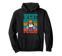 Shérif Cowboy Cat de West Of The Whiskers Sweat à Capuche