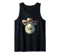 Shérif de mouton en service avec un chapeau de cowboy Débardeur