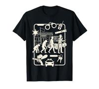 Shérif Deputy Evolution, œuvre Graphique Amusante pour Les Forces de l'ordre T-Shirt