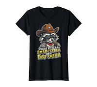 Shérif Raton Laveur, Vous êtes Soit Un Gars Intelligent ou Un Pet smella T-Shirt Graphique avec Valeur, Femme, Noir, L