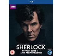 Sherlock (Complete Series 1-4) / Abominable Bride - 10-Disc Box Set [ Origine UK, Sans Langue Francaise ] (Blu-Ray)