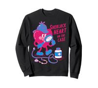 Sherlock Heart on The Case Cute Detective Heart on The Case Sweatshirt