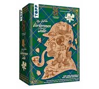 Sherlock Holmes - Der Fall der verlorenen Teile. EIN Holzpuzzle mit Kriminalfall: Setze das Puzzle zusammen, finde Die Mordwaffe und löse den Fall.