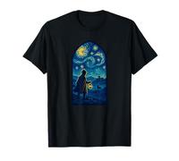 Sherlock Holmes Détective Britannique sous Une Nuit Etoilée T-Shirt