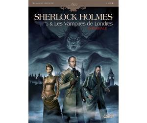 Sherlock Holmes et les vampires de Londres - Intégrale - Sylvain Cordurié - Soleil - cartonné - Bande dessinée