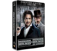 Sherlock Holmes + Sherlock Holmes 2 : Jeu D'ombres - Pack Collector Boîtier Steelbook - Blu-Ray