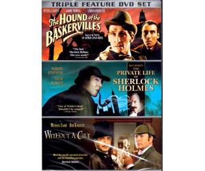 Sherlock Holmes Triple Feature DVD Set: The Hound of the Baskervilles, Billy Wilder's The Private Life of Sherlock Holmes, Without a Clue