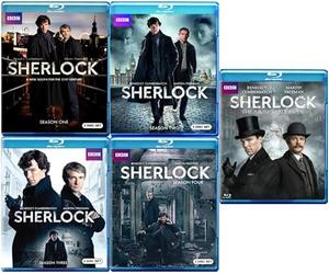 Sherlock: The Complete BBC Series [Blu-ray] - Season 1 / Season 2 / Season 3 / Season 4 / The Abominable Bride (Benedict Cumberbatch, Martin Freeman) Region 1/A