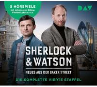 Sherlock & Watson-Neues aus der Baker Street. Die komplette vierte Staffel: Hörspiele mit Johann Von Bülow, Florian Lukas, Peter Jordan u.v.a. (10 CDs) [Import]