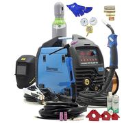 Sherman DIGIMIG 209 ProHIT MIG MAG Synergie 3 en 1 - Poste à souder combiné complet avec bouteille de gaz 8 l et casque - 200 A 4 rouleaux Inverter avec brûleur WIG, aimant et fil