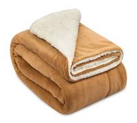 Sherpa Couverture Couverture douillette Beige/Blanc Alina, 220x240cm