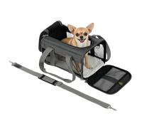 Sherpa Original Sac de Transport pour Animal de Compagnie, approuvé par Les compagnies aériennes et Garanti à Bord, Gris Anthracite, Taille S