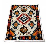 Sherpa Polaire Couverture Carré Couverture Lestée Adulte Chaude Douce Confortable Simplicité Plaid Canape Grande Taille 60”x50” pour Plaid Automne Hiver Lit Canapé Outdoor Cadeau Femme Model-1589