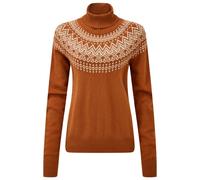Sherpa - Women's Camkilo Roll Neck Sweater - Pull - XS - mocha