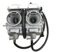 SherryBerg PD26JS Double carburateur Carby Carburateur Vergaser compatible avec les pièces de moto automobile pour vélo double cylindre LF250-4 pour numéro de pièce PD26JS