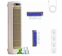 Sherum Rafraichisseur d'Air, Rafraichisseur d'Air Silencieux, Shirem Serum Cooling Ace 3.0, Mini Rafraichisseur D'air Avec 3 Vitesses Et écran LED, Rechargeable,Convient Pour La Maison (A)
