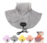 Sherum ThermaEase Pro, Grishay Thermaease Pro, Outfany Thermaease Pro, Coussin Chauffant Pour Le Cou, Les épaules Et Le Dos, Coussin Chauffant USB Portable (Gris)