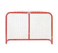 Crosse GENERIQUE Base streethockey 74621 buts de hockey avec crosses et palet rouge 81 cm