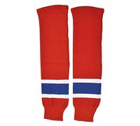 Sherwood Stutzen Sher-Wood NHL Chaussettes de Hockey Mixte, Rouge/Blanc/Bleu, Senior