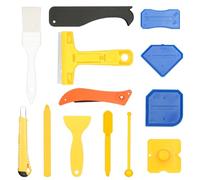 Sheryl&Rain 13 Pièces Outil de Calfeutrage Joint, Grattoir Joint Silicone, Outils de l'enlève joint, Lisseur Joint Silicone, Outil de Retrai de Silicon Pour Cuisine, Salle de bain, Sol, évier, Fenêtre
