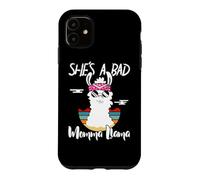 She's a Bad Momma Llama - Mama Funny - Vintage Mom Gift Coque pour iPhone 11