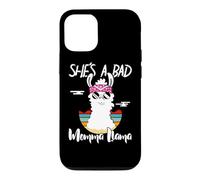 She's a Bad Momma Llama - Mama Funny - Vintage Mom Gift Coque pour iPhone 12/12 Pro