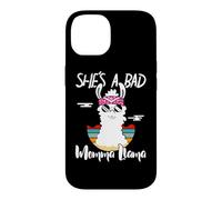 She's a Bad Momma Llama - Mama Funny - Vintage Mom Gift Coque pour iPhone 14