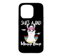 She's a Bad Momma Llama - Mama Funny - Vintage Mom Gift Coque pour iPhone 15 Pro