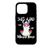 She's a Bad Momma Llama - Mama Funny - Vintage Mom Gift Coque pour iPhone 16 Pro
