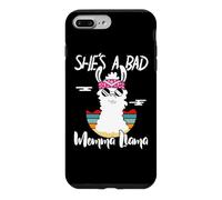 She's a Bad Momma Llama - Mama Funny - Vintage Mom Gift Coque pour iPhone 7 Plus/8 Plus