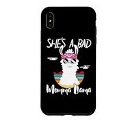 She's a Bad Momma Llama - Mama Funny - Vintage Mom Gift Coque pour iPhone XS Max