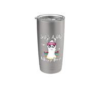 She's a Bad Momma Llama - Mama Funny - Vintage Mom Gift Gobelet isotherme en acier inoxydable double paroi