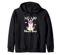 She's a Bad Momma Llama - Mama Funny - Vintage Mom Gift Sweat à Capuche