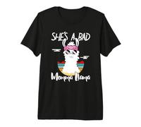 She's a Bad Momma Llama - Mama Funny - Vintage Mom Gift T-Shirt Haut de Gamme