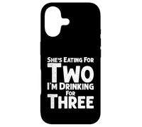 « She's Eating for Two I'm Drinking for Three », « New Baby Reveal » Coque pour iPhone 17