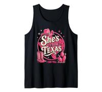 She's from Texas I Can Tell Western Coquette Texan Débardeur