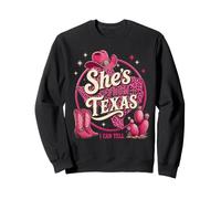 She's from Texas I Can Tell Western Coquette Texan Sweatshirt