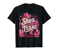 She's from Texas I Can Tell Western Coquette Texan T-Shirt