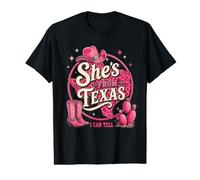 She's from Texas I Can Tell Western Coquette Texan T-Shirt Graphique avec Valeur