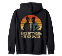 She's My Thelma I'm Her Louise Sunset Women Best Friends Sweat à Capuche
