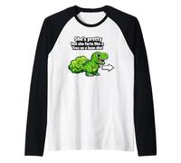 She's Pretty But She Farts Like A T Rex on Bean Diet Manche Raglan