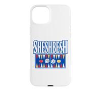 Sheshbesh Jeu de société Israélien Backgammon Dés Coque pour iPhone 15 Plus