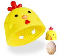Shesyuki Nettoyeur de Pinceau à Oeufs, Outils de Nettoyage réutilisables, Nettoyeur de Pinceau à Oeufs en Silicone pour Les Enfants Qui dessinent des Oeufs(Un Morceau de Jaune)