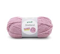 Pelote de laine à tricoter SHETLAND - 100GR - GRUNDL(...) - 01 Rose 01 Rose