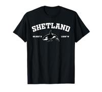 Shetland Scotland Orca Whale Vintage Souvenir T-Shirt